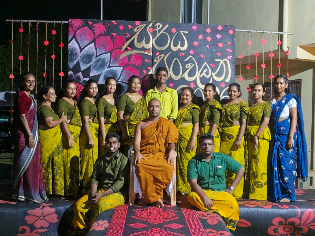 Senior Students with Thero